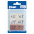 MILAN Blister Pack 6 Synthetic Rubber Erasers With Children´S Designs