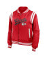 Women's Red Kansas City Chiefs Bomber Full-Zip Jacket