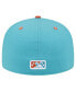 Men's Turquoise Tulsa Drillers Theme Night Raft 59FIFTY Fitted Hat