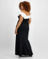 Trendy Plus Size Ruffled Off-The-Shoulder Gown