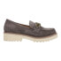 Corkys Literally Lug Sole Loafers Womens Grey 10-0123-LGFS