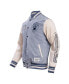 Men's Denim Looney Tunes Taz Full-Snap Varsity Jacket