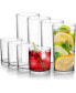 Acrylic Glasses Drinkware - 8 Piece Unbreakable Plastic Tumblers