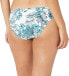 La Blanca 288936 Women's Hipster Bikini Bottom, Aquamarine/Tranquility Palm, 14