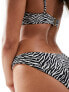 New Look scoop brief in zebra print