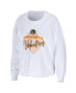 Women's White Tennessee Volunteers Diamond Long Sleeve Cropped T-shirt