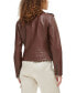 Women's Classic Faux Leather Asymmetrical Moto Jacket