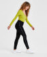 Women's Side-Studded Leggings, Created for Macy's