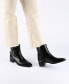 Women's Elley Buckle Strap Block Heel Booties