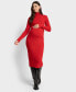 Women's Ribbed Maternity Dress