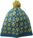 Pistil 168953 Womens Smash Skull Pattern Beanie Hats Marine Size One Size