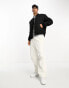 Calvin Klein signature quilted bomber jacket in black