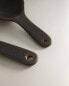 Set of stoneware spoons with raised detail (set of 2)