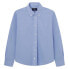 HACKETT Garment Dyed Pique long sleeve shirt