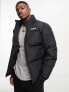 Hummel Padded jacket with funnel neck in black