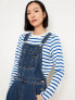 Baggy Wide-Leg Jean Overalls