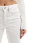 Mango straight leg jeans in off white