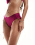 Boux Avenue Ibiza tie side bikini bottom in plum