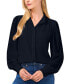 Women's Stand-Collar Long-Sleeve Blouse