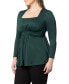 Women's Plus Size Delilah Long Sleeve Top