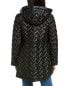 Via Spiga Chevron Quilted Coat Women's S