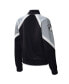 Women's Black Brooklyn Nets Slam Dunk Raglan Full-Zip Track Jacket