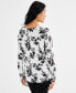 Women's Printed Button-Up Cardigan Sweater, Created for Macy's