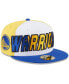 Men's White, Royal Golden State Warriors Back Half 9FIFTY Fitted Hat