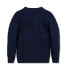 Boys Organic Long Sleeve Fisherman Cable Pullover Sweater