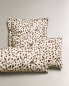 Animal print sateen pillowcase