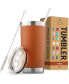 Stainless Steel Tumbler With Lid and Straw - 20oz