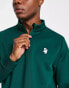 South Beach 1/4 zip sweatshirt in green