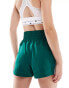 adidas Running Pacer 5 inch woven shorts in green