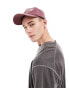 ASOS 4505 washed cotton cap with logo in brown