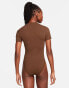 Nike trend bodysuit in cacao wow