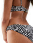 New Look scoop brief in zebra print