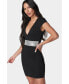 Women's Embellished Waist Mini Dress