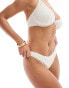 Ivory Rose crochet hipster bikini bottom in cream