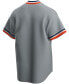 Men's Gray Detroit Tigers Road Cooperstown Collection Team Jersey