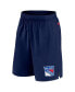 Men's Navy New York Rangers Authentic Pro Tech Shorts