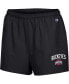 Women's Black Ohio State Buckeyes Football Fan High Waist Shorts