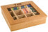 APS Teebox mit 12 Kammern31x28cm,H:9cm