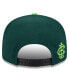 Men's Green/Black Cincinnati Reds Sour Apple Big League Chew Flavor Pack 9FIFTY Snapback Hat