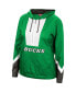 Women's Green Milwaukee Bucks Half-Zip Windbreaker 2.0 Hoodie Jacket