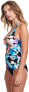 Profile by Gottex 281069 Women's Color Rush Halter Tankini, Black Multi, 42