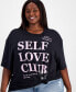 Trendy Plus Size Self Love Club Graphic T-Shirt