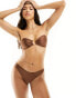 South Beach bikini bottom in brown