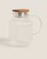 Borosilicate glass jug with filter