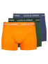 Jack & Jones 3 pack trunks with tonal waistband in multi