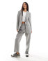 Miss Selfridge oversized blazer in grey